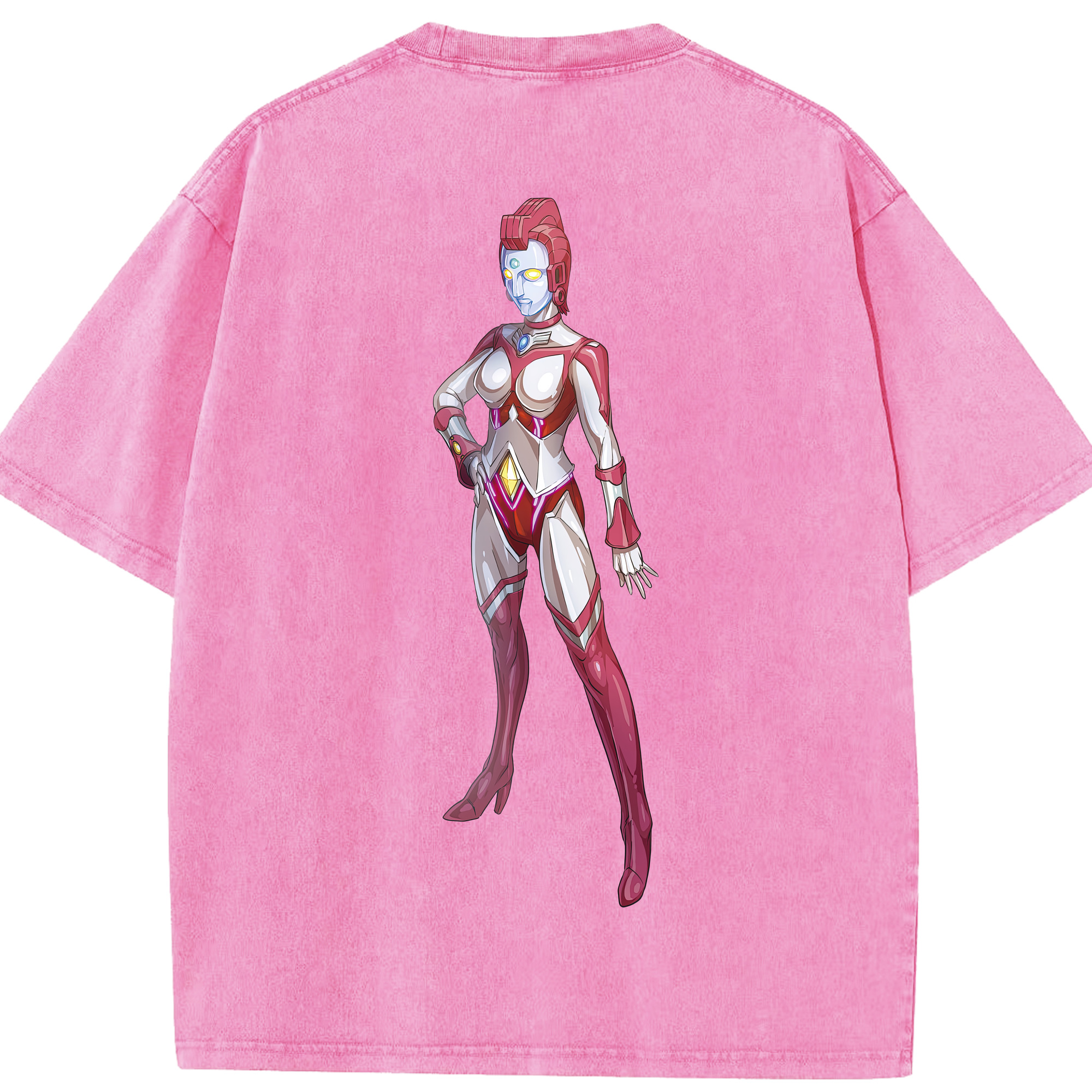 （画像用） ウルトラマン Ultraman 綿100% ヴィンテージ風 半袖Tシャツ（背面プリント）